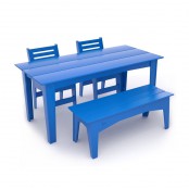 Set garden furniture with bench